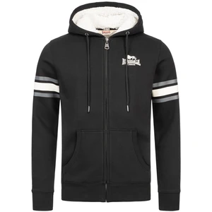 Férfi melegítő felső Lonsdale 117144-Black/White/Grey