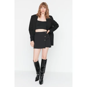 Trendyol Shorts - Black - High Waist