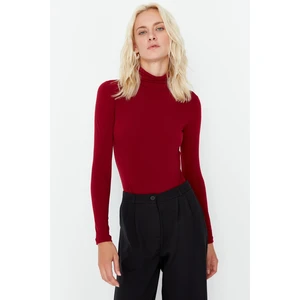 Trendyol Bodysuit - Burgundy - Slim fit