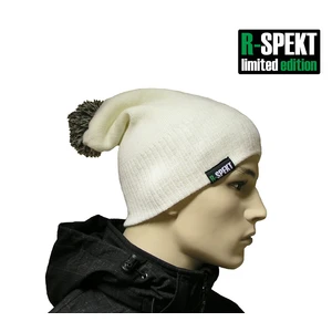 R-spekt čiapka pompom duo beanie style smotanová