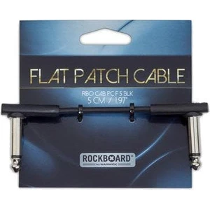 RockBoard Flat Patch Cable Czarny 5 cm Kątowy - Kątowy