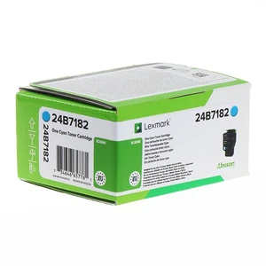 Lexmark originální toner 24B7182, cyan, 6000str., Lexmark C2240, XC2235