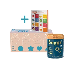 Beggs 3 batoľacie mlieko, Beggs box+ pexeso