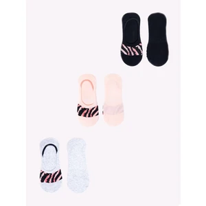 Yoclub Woman's Ankle Socks 3-Pack SKB-0046K-0000