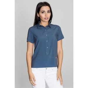 Figl Woman's Blouse M548 Navy Blue