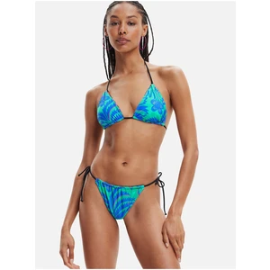 Black and blue double-sided Desigual Swimwear Upper - Women