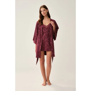 Dagi Dressing Gown - Burgundy - Regular