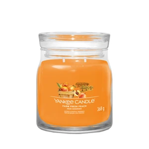 Yankee Candle Aromatická sviečka Signature sklo stredná Farm Fresh Peach 368 g