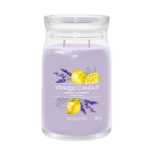 Yankee Candle Lemon Lavender vonná svíčka Signature 567 g