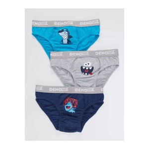 Denokids Underwear Set - Gray - Graphic