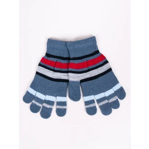 Yoclub Kids's Boys' Five-Finger Gloves RED-0118C-AA50-006