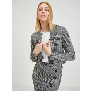 Grey ladies checkered jacket ORSAY - Ladies