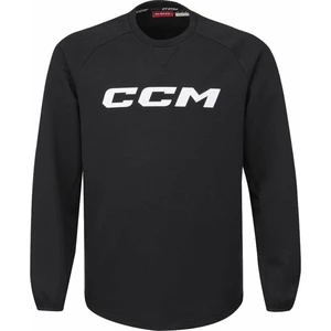 CCM Locker Room Fleece Crew SR Black L SR