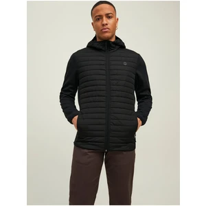 Black Mens Light Quilted Jack & Jones Jack Jack - Men