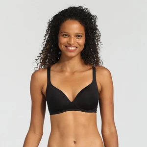 DIM INVISIBLE WIREFREE PADDED BRA - Women's bra without bones - black