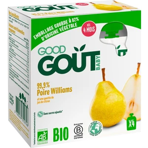 4x GOOD GOUT BIO Hruška 85 g