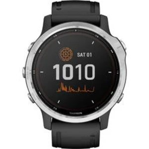 Garmin Fenix 6S Solar Silver Black Band