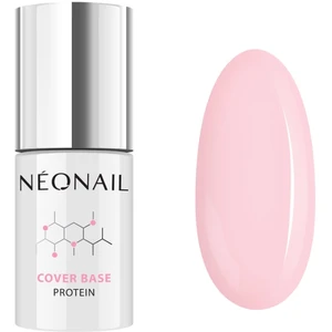 NeoNail Cover Base Protein podkladový a vrchní lak pro gelové nehty odstín Nude Rose 7,2 ml