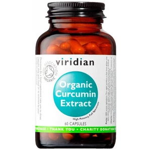 Viridian Curcumin Extract Organic 60 kapsúl