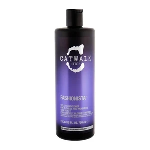 TIGI Catwalk Fashionista fialový kondicionér pre blond a melírované vlasy 750 ml