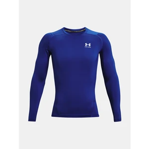 Tričko Under Armour UA HG Armour Comp LS - modrá