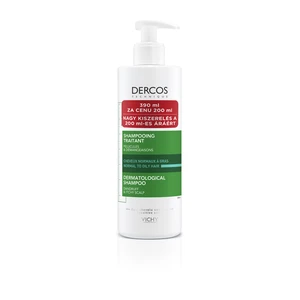 Vichy Dercos Anti-Dandruff šampón proti lupinám pre normálne až mastné vlasy 390 ml