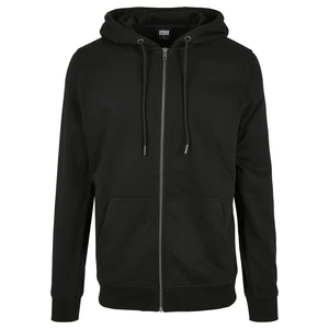 Basic Terry Zip Hoody Black