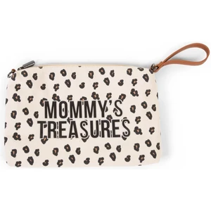 Childhome Mommy's Treasures Canvas Leopard pouzdro s poutkem