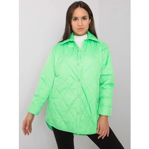 Zenya green women's quilted jacket