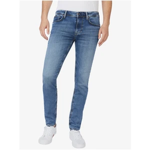 Modré pánské slim fit džíny Pepe Jeans Finsbury - Pánské