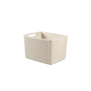 Żółty kosz Curver Jute, 20 l