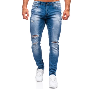 Tmavě modré pánské džíny regular fit Bolf MP002BC