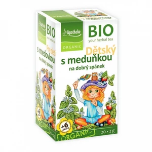 Apotheke Dětský ovocný čaj s meduňkou BIO 20 ks