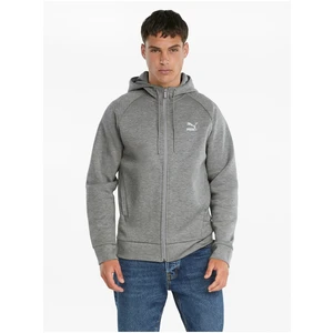 Grey Men's Hoodie Puma - Men