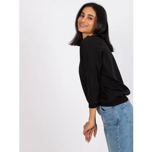 Olivia black basic blouse