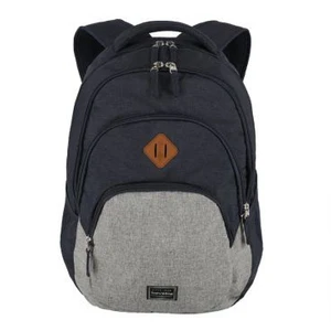 Travelite Městský batoh Basics Melange Navy/grey 22 l