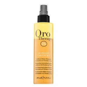 Fanola Oro Therapy Bi-Phase Conditioner bezoplachový kondicionér pro suché a poškozené vlasy 200 ml