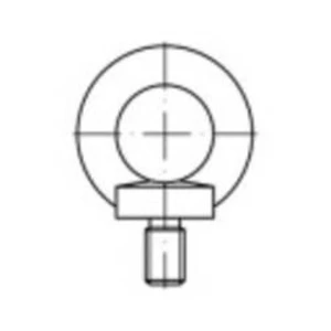 Závěsné šrouby TOOLCRAFT TO-5358054, N/A, M30, nerezová ocel, 1 ks