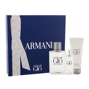 Giorgio Armani Acqua di Giò Pour Homme dárková kazeta toaletní voda 100 ml + toaletní voda 15 ml + sprchový gel 75 ml pro muže