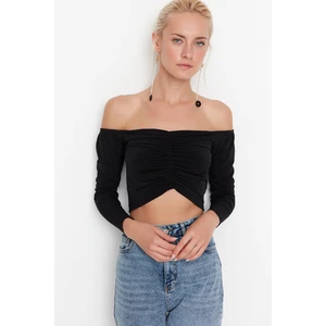 Trendyol Blouse - Black - Slim fit