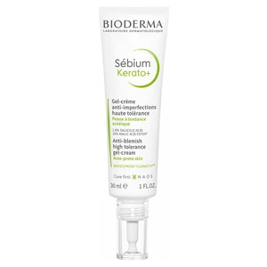 Bioderma Sébium Kerato+ gel krém proti nedokonalostem aknózní pleti 30 ml