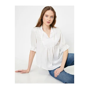 Koton Blouse - White - Regular fit