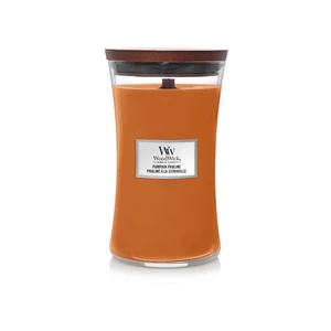 Woodwick Pumpkin Praline vonná svíčka s dřevěným knotem 610 g