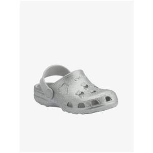 Gray Girls' Slippers Coqui Little Frog - Girls