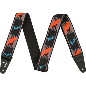 Fender Neon Monogram Strap Blue/Orange