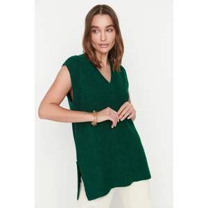 Trendyol Sweater Vest - Green - Regular fit