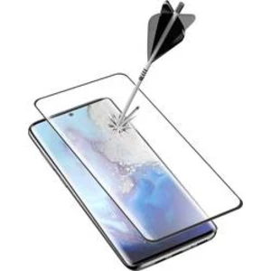 Ochranné tvrzené sklo pro Cellularline Glass pro Samsung Galaxy S20, černá