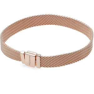Pandora Bronzový mesh náramok Reflexions 587712 17 cm