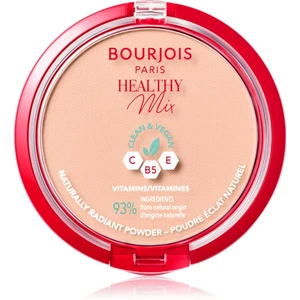 Bourjois Healthy Mix matující pudr pro zářivý vzhled pleti odstín 03 Rose Beige 10 g