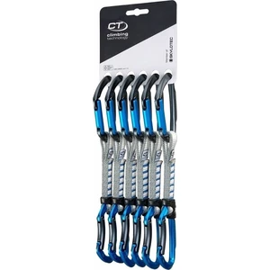 Climbing Technology Lime Set NY Dégainer rapidement Solid Straight/Solid Bent Anthracite/Electric Blue 12.0 Mousqueton escalade